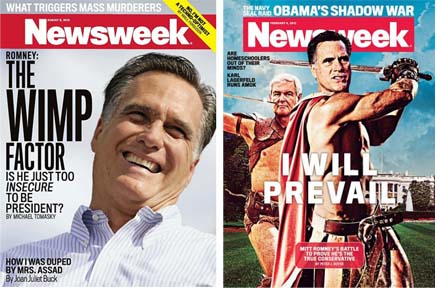 Romney newsweek covers