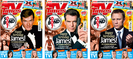 TV times bond covers